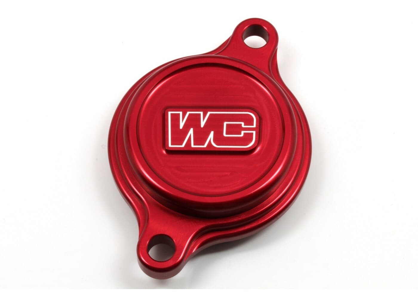 Works Oil Filter Cover Red Yamaha
