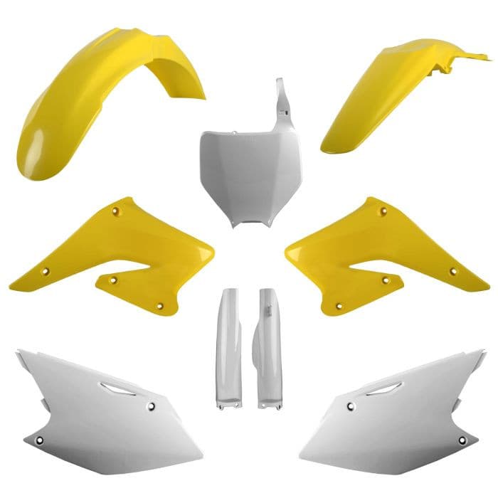POLISPORT REPLICA PLASTIC KIT,FULL KIT SUZUKI OEM COLOR