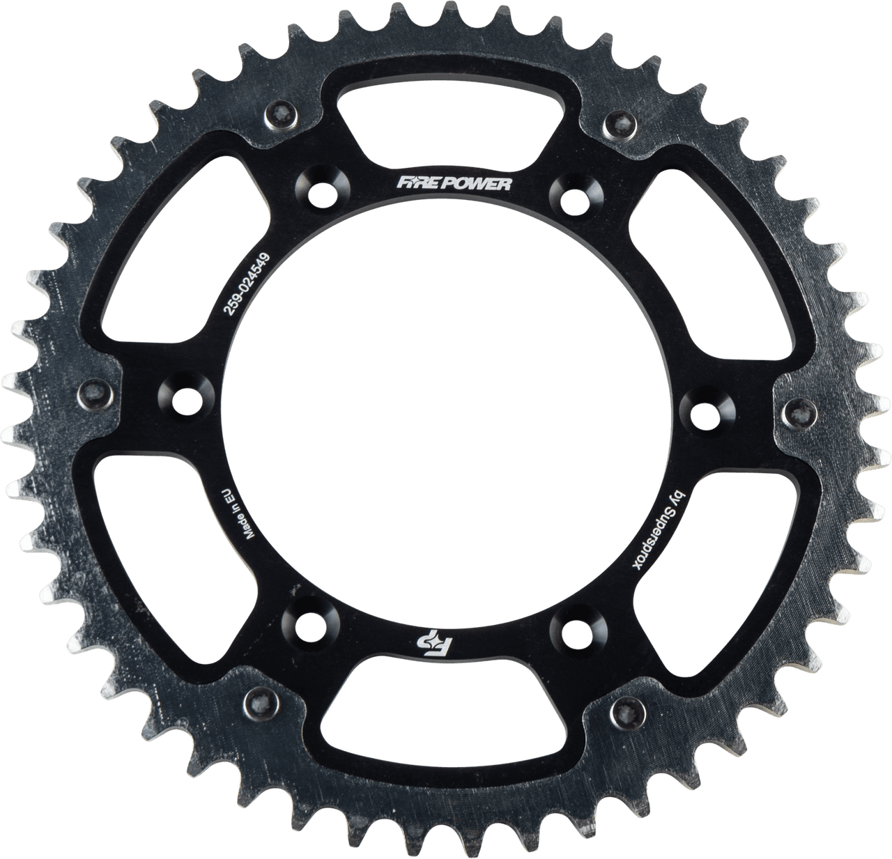 Fire Power Rear Sprocket Hybrid 49T Black/Sil