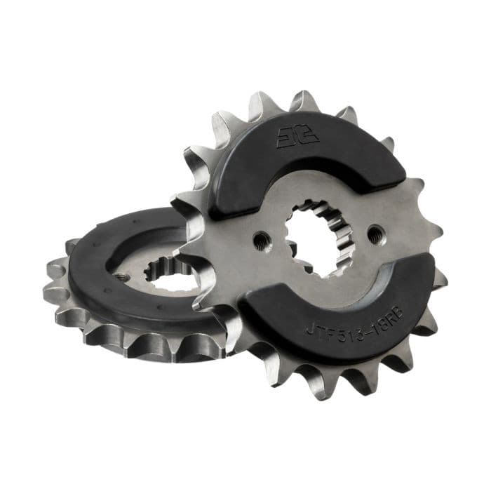 FRONT CS SPROCKET W/RUBBER 18T-530 KAW/SUZ/YAM