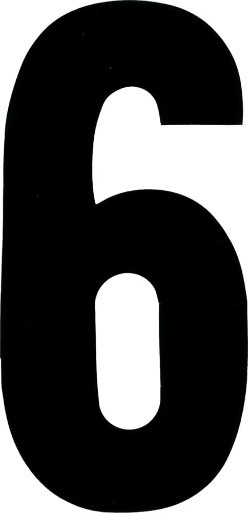 Dirt Digits #6 7" Black Extreme Digits 3/Pack