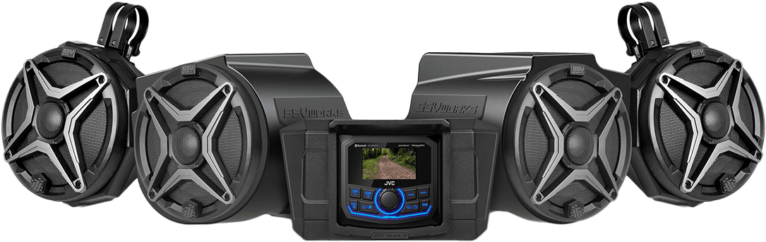 4 SPEAKER KIT W/ JVC CONTROLLER