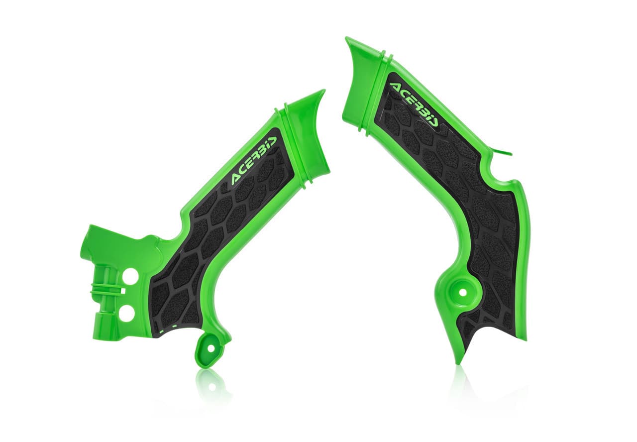 Acerbis X-Grip Frame Guard Kawasaki Green/Black