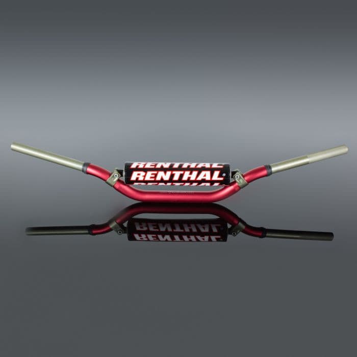 RENTHAL 918 RICKY JOHNSON / CR HIGH TWINWALL RED - PADDED