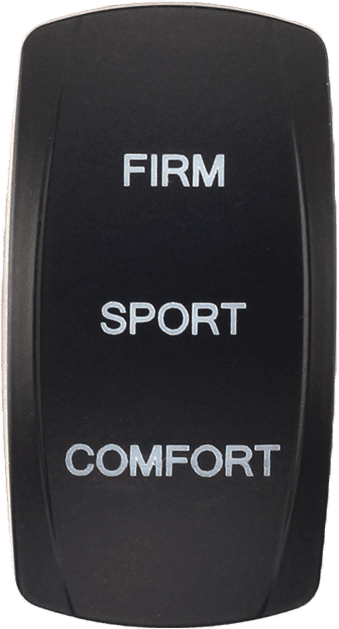 XTC Power Products Dash Switch Rocker Face Firm/Sport/Comfot