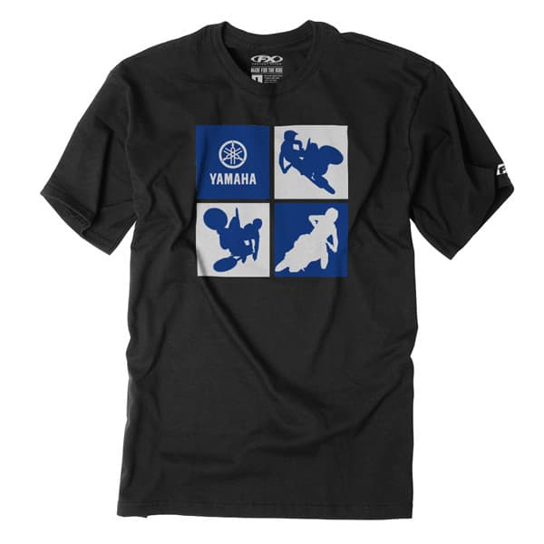 FACTORY EFFEX YAMAHA SILHOUTTE YOUTH T-SHIRT / BLACK (XL)