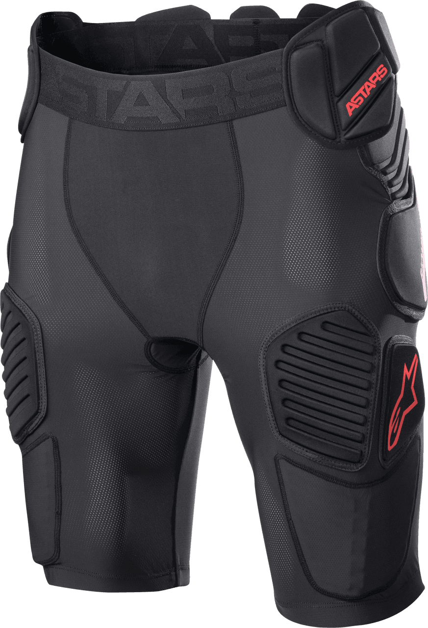 Alpinestars Bionic Pro Protection Shorts Black/Red LG