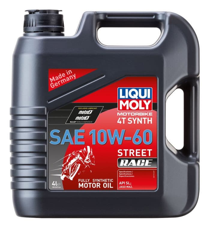LIQUI MOLY MOTORBIKE 4T SYNTH 10W-60 STREET RACE 4 LITER
