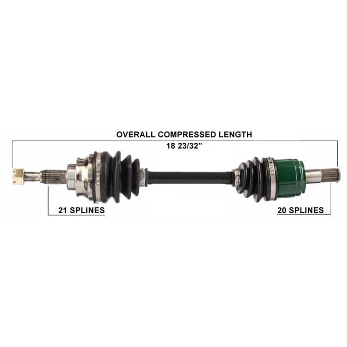 TYTANEUM OE REPLACEMENT CV AXLE HONDA FRONT LEFT/RIGHT