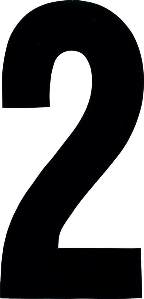 Dirt Digits #2 4" Black Extreme Digits 3/Pack