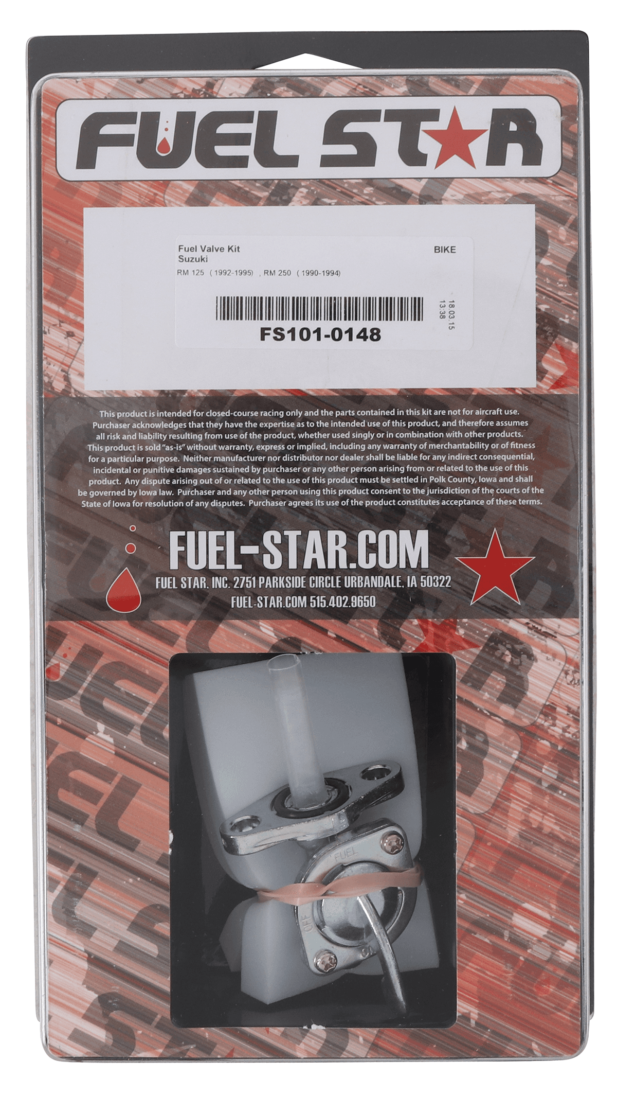 All Balls Fuel Valve
