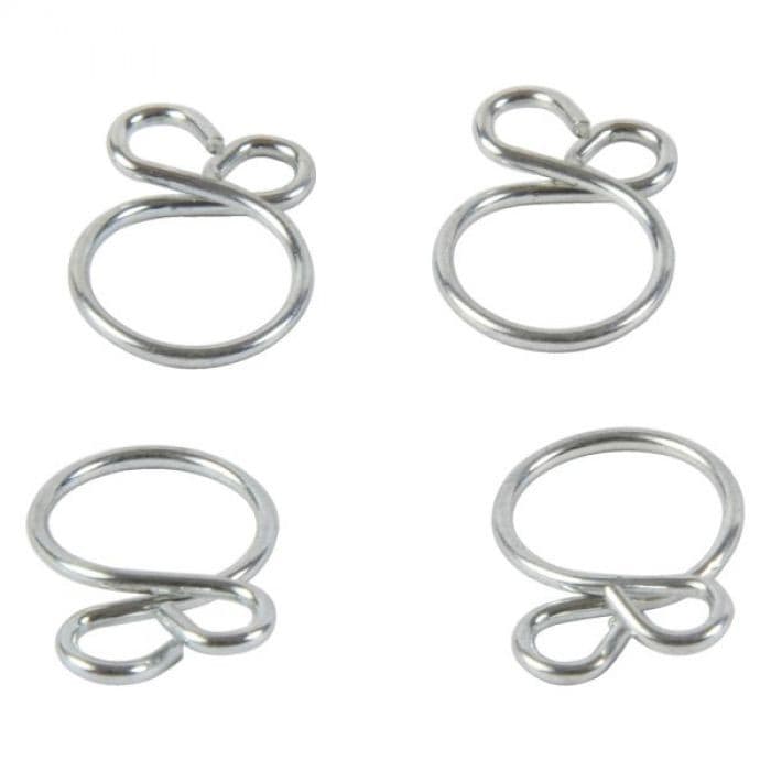 FUEL STAR CLAMP REFILL KIT - 4 IRE TYPE CLAMPS 9.8MM I.D.