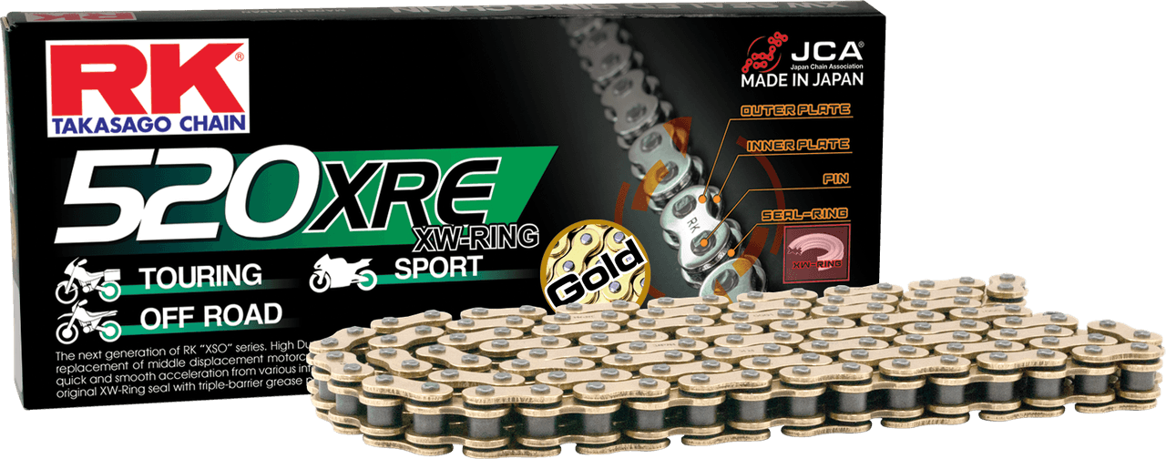 Rk Excel GB520XRE Drive Chain Gold 520 X 150