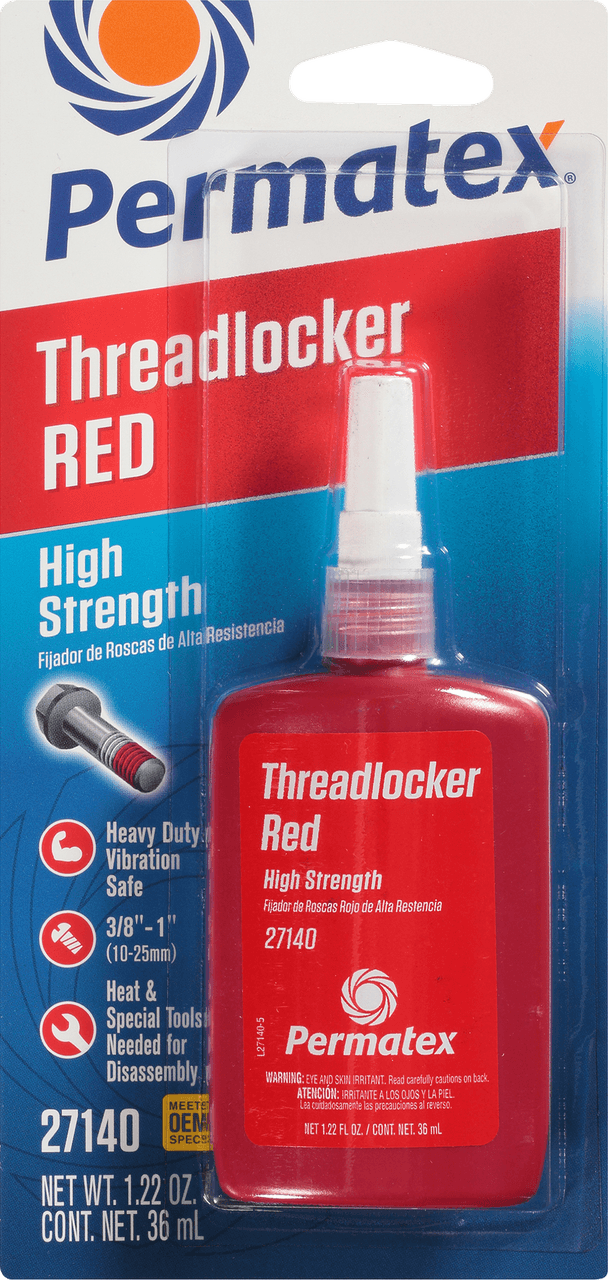 Permatex High Strength Threadlocker Red 36 Ml