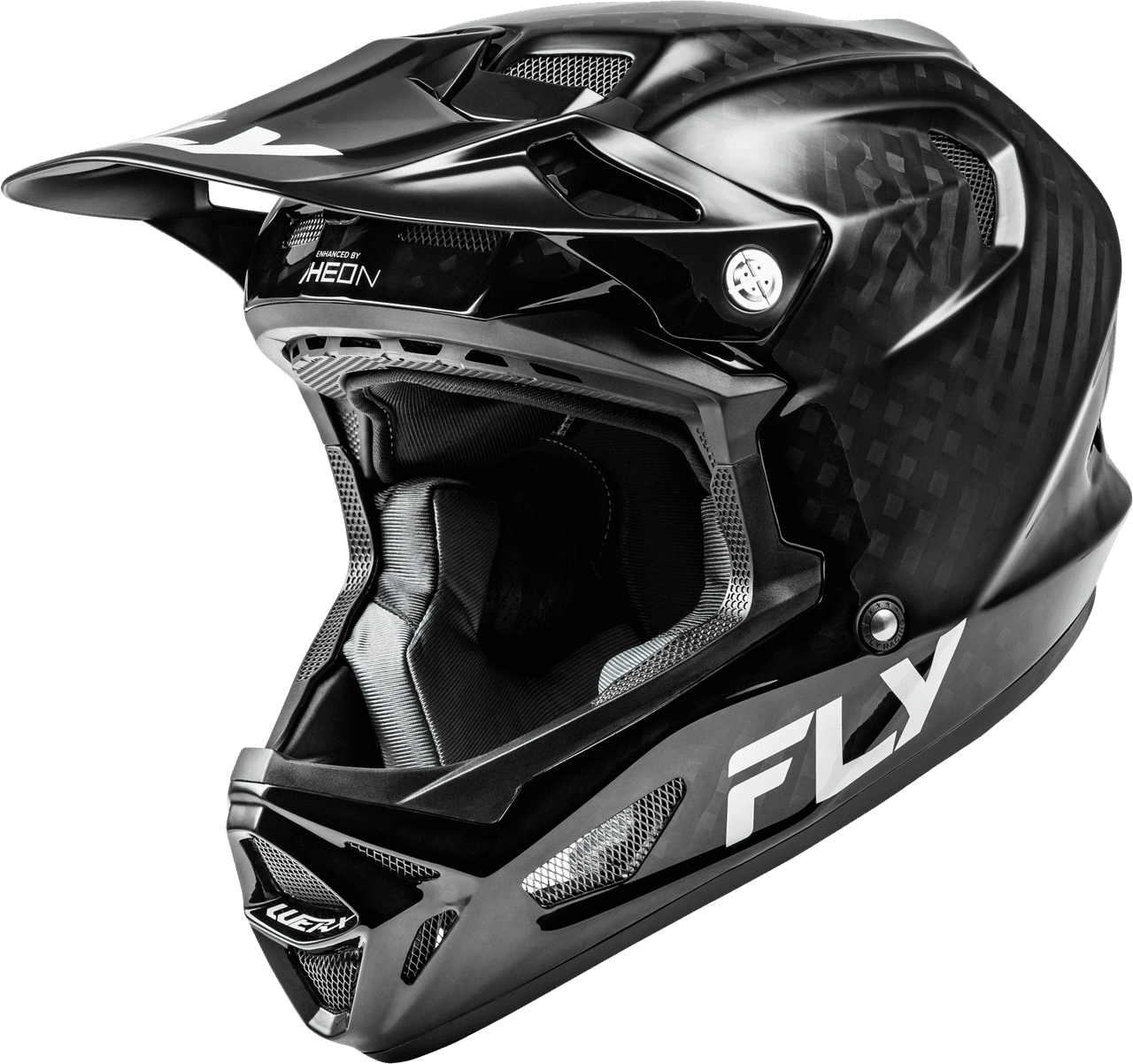 Fly Racing Werx-R Carbon Helmet Black Carbon MD