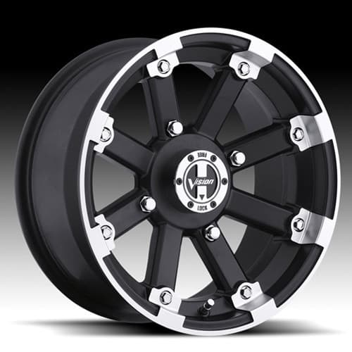 VISION ALUMINUM WHEEL 393 LOCKOUT MACHINED 12X7