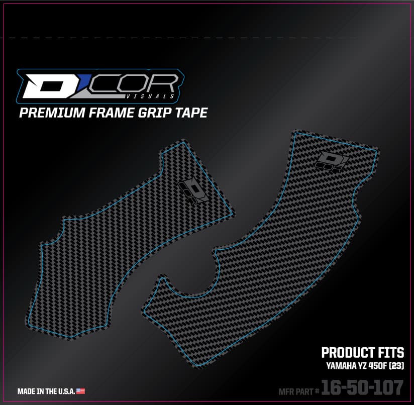D-Cor Frame Grip Tape Grey YZ 450F