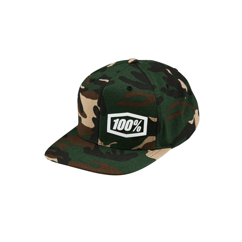 100-PERCENT Machine Snapback Cap Camo