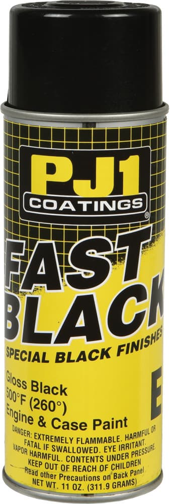 PJ1 Fast Black Engine Paint Gloss Black 11OZ