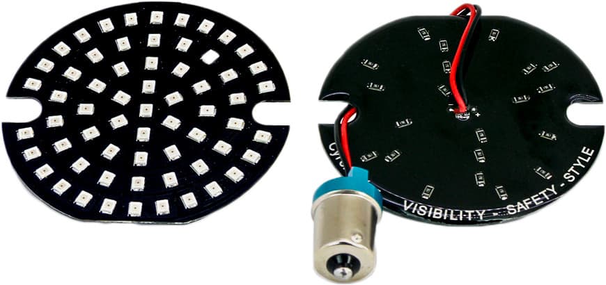Cyron LED Turn Signal Inserts 3" 1156 Red