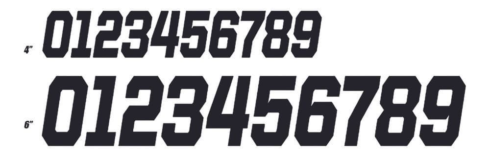 D-Cor #6 Black 6 Race Series 3/Pack