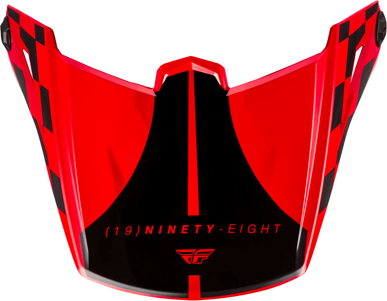 Fly Racing Kinetic Lite Rival Helmet Visor Gloss Red/Black