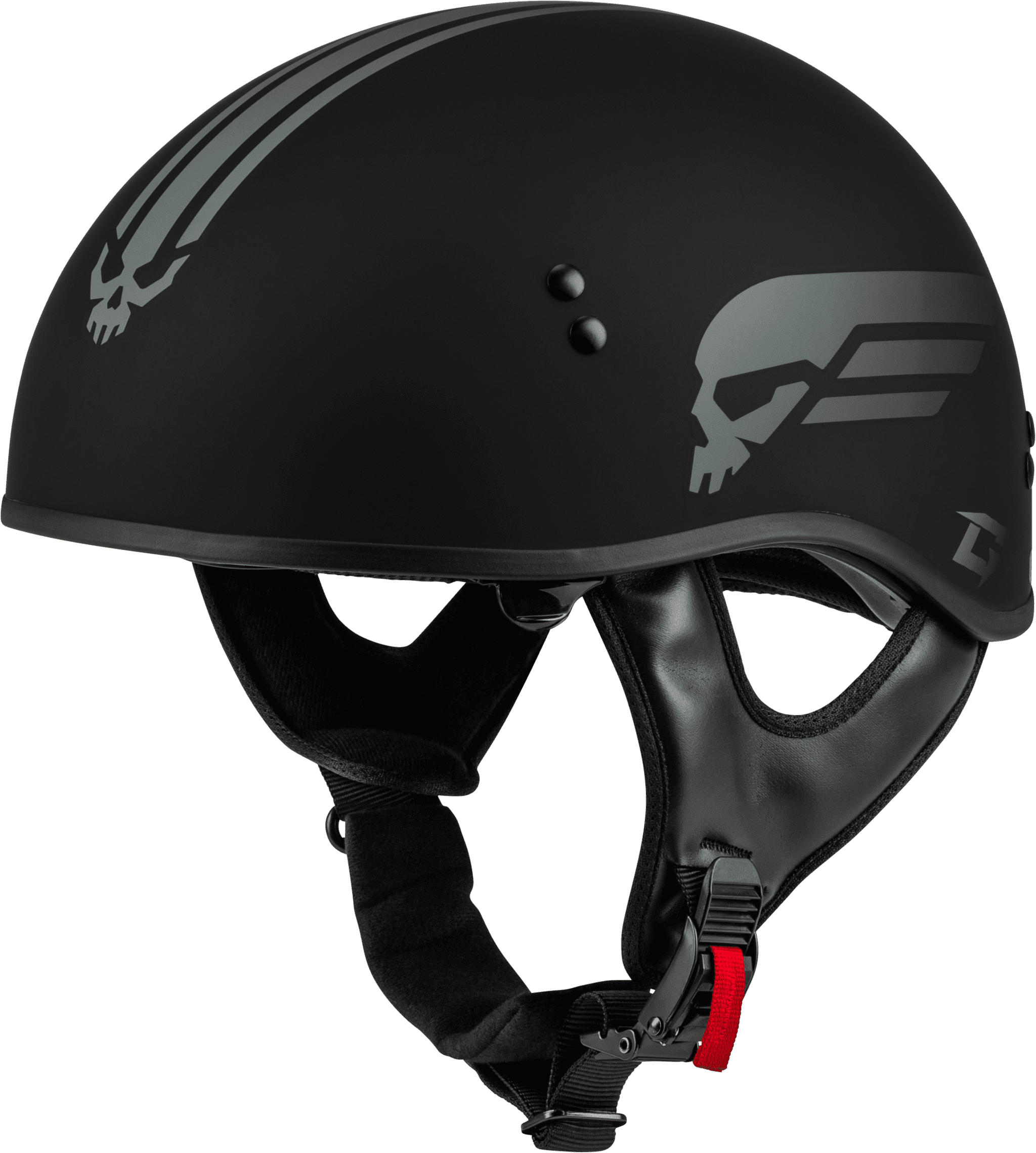 Gmax HH-65 Retribution Helmet Matte Black/Silver MD