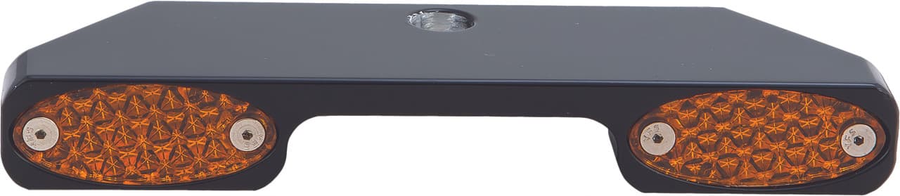 Pro One Turn Signal Bar W/Amber LED Narrow Glide Black