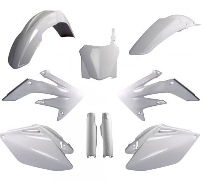 POLISPORT REPLICA PLASTIC KIT,FULL KIT HONDA WHITE