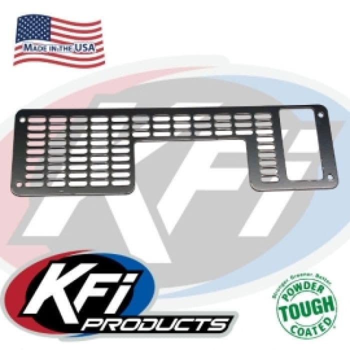 KFI Winch Mount Grill Standard Black