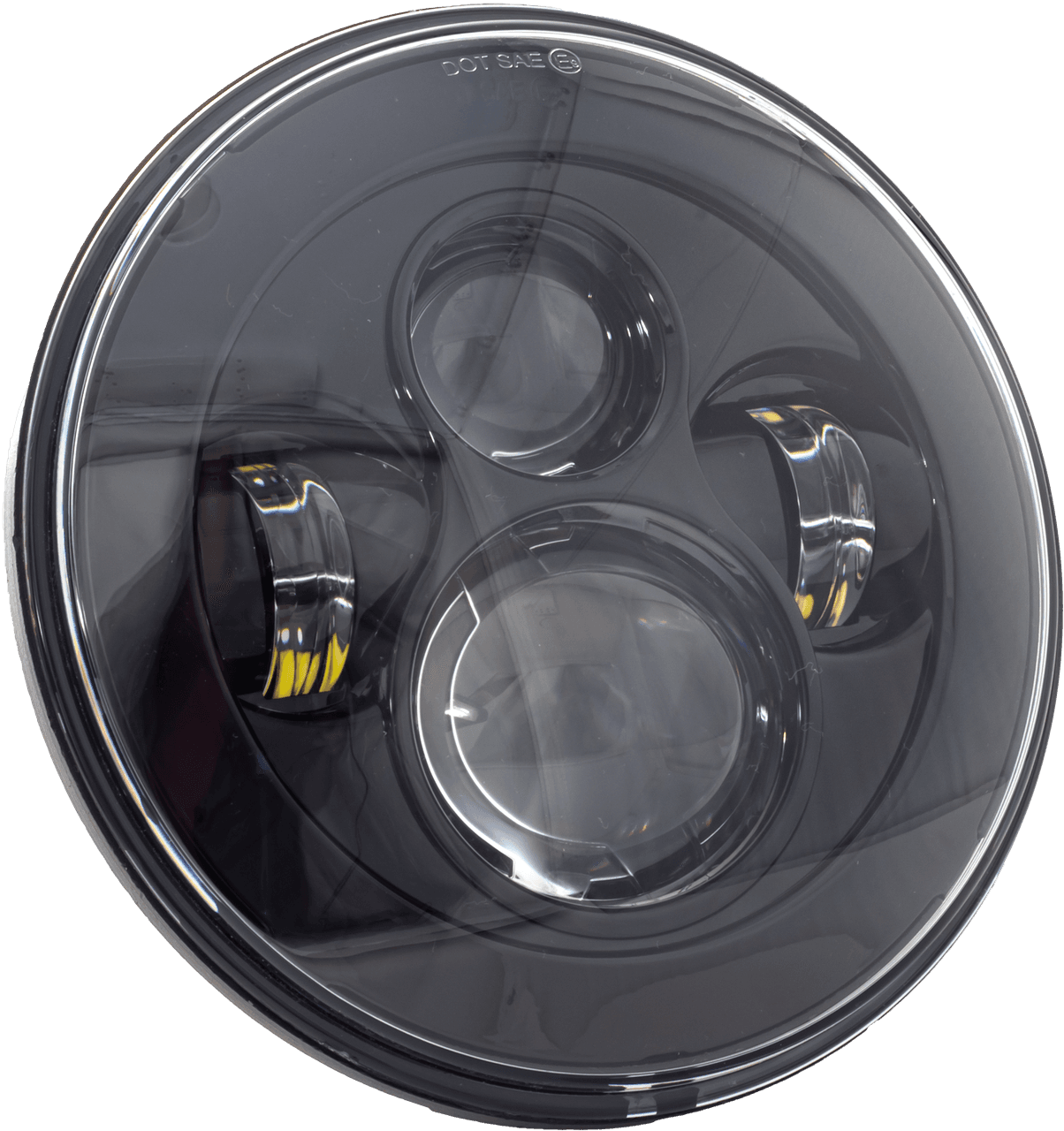 Letric Lighting Co 7" Headlight Black W/ Mount Adapter