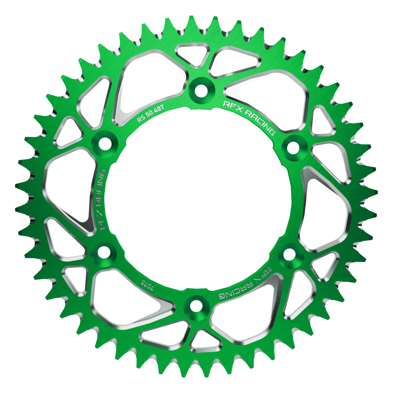ALUMINUM REAR SPROCKET 49T GREEN KAW