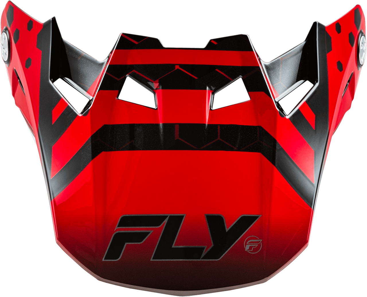 Fly Racing Formula Cc Tektonic Visor Black/Red/Orange MD/LG