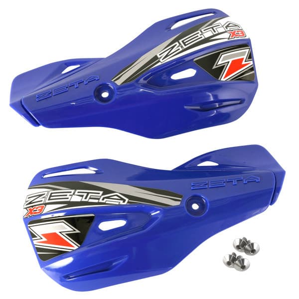 Zeta X3 Handguard Shield Blue