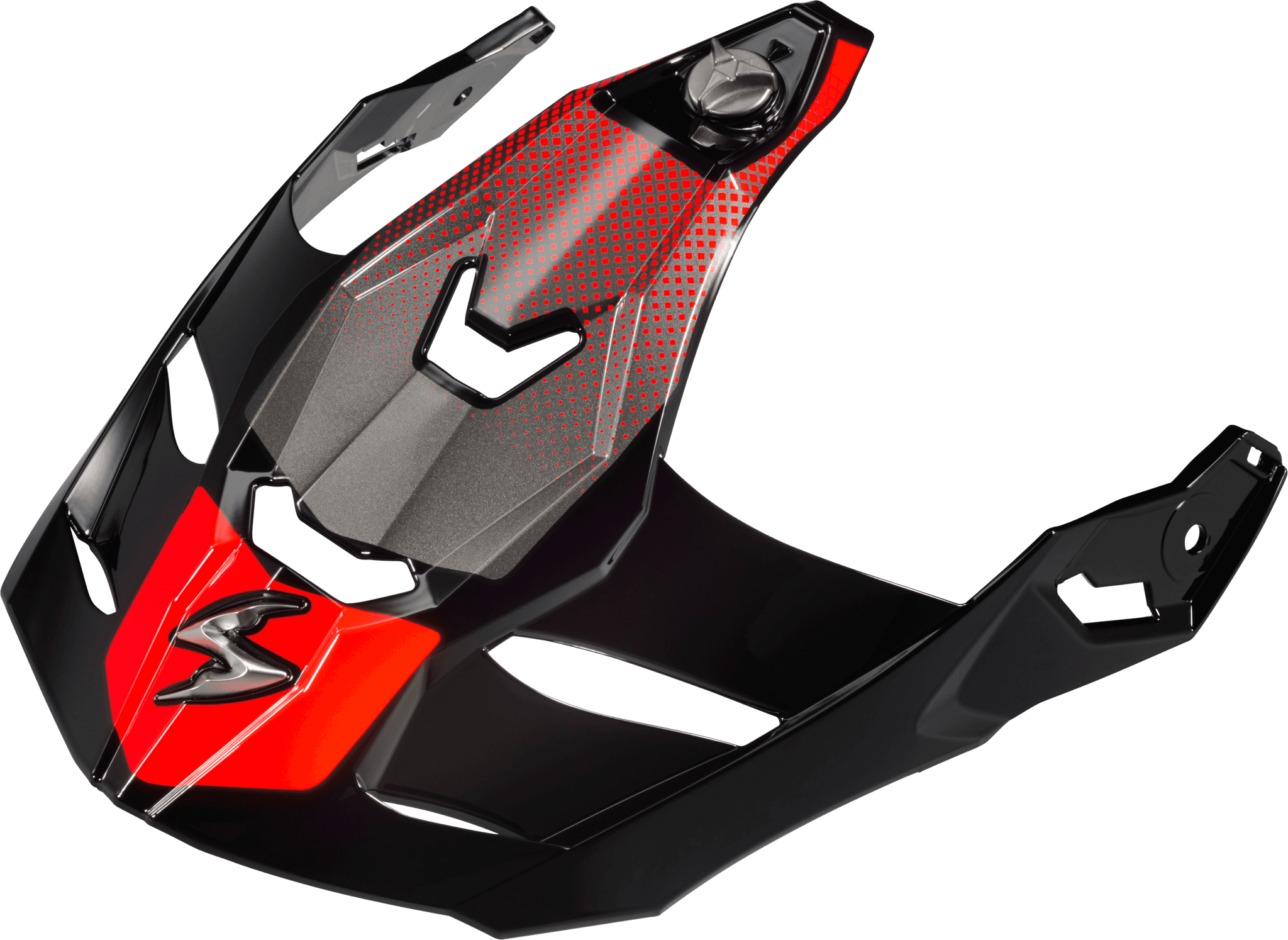 Scorpion Exo XT9000 Peak Visor Trailhead Red