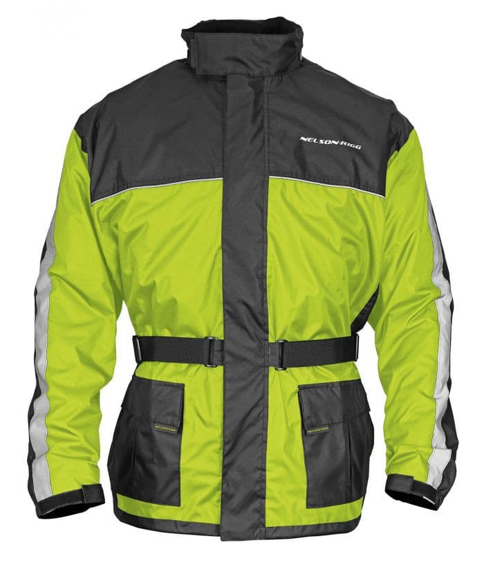 SOLO STORM JACKET HI-VIS YELLOW/BLACK SM