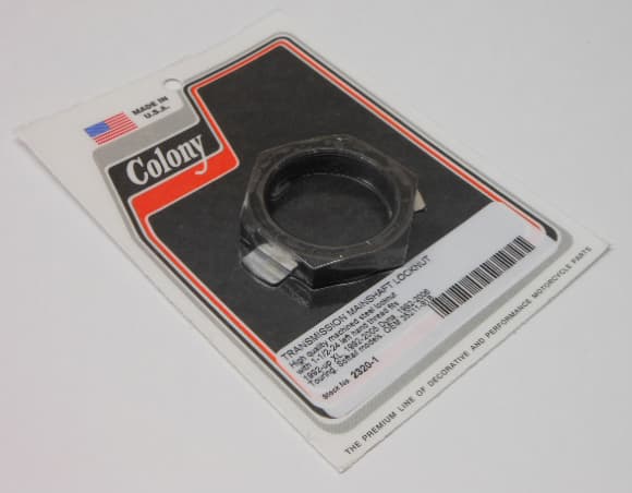 Colony Machine Transmission Main Shaft Nut 92-UP XL/Big Twin