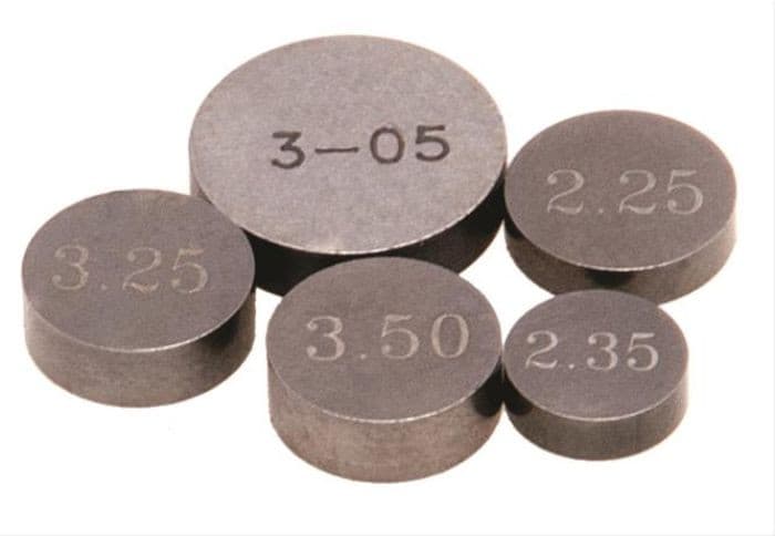 KPMI VALVE ADJ. SHIM, HT STEEL, 13.0MM X 2.85MM (PACK OF 100)