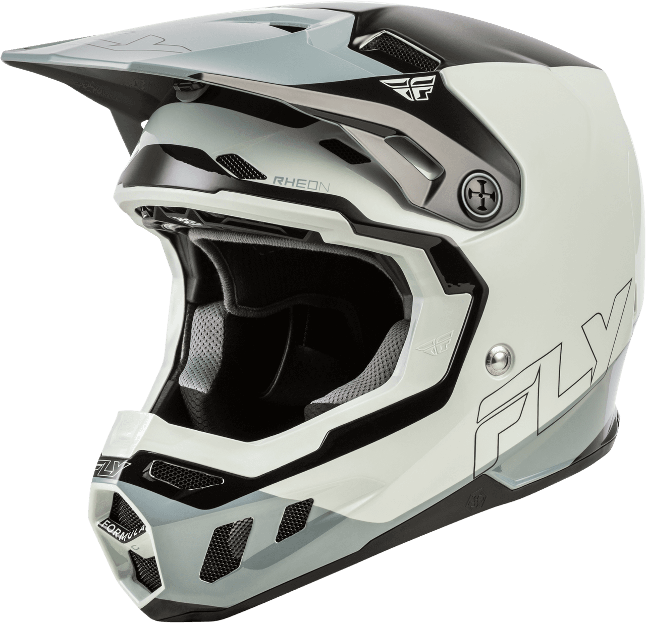 Fly Racing Youth Formula Cc Glide Helmet Grey/Light Grey/Black YL