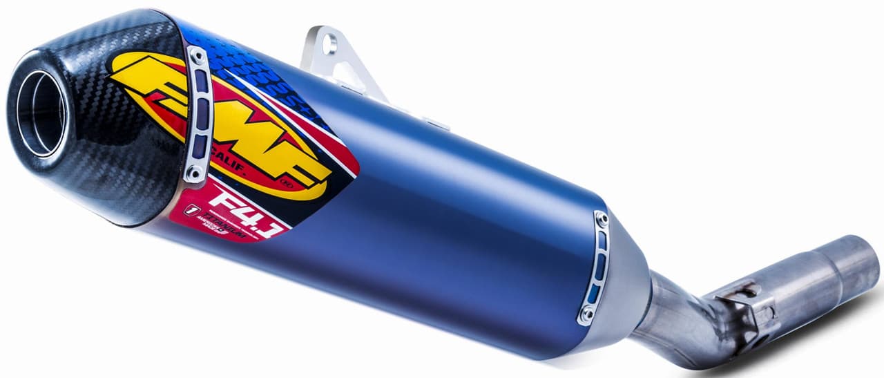 FMF Factory 4.1 Rct Titanium Ano Slip-On W/Carbon Cap