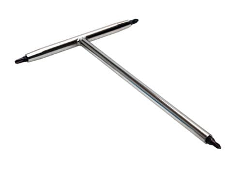 T-HANDLE BIT DRIVER WITH NO 1, 2, 3 METRIC PHILLIPS BITS