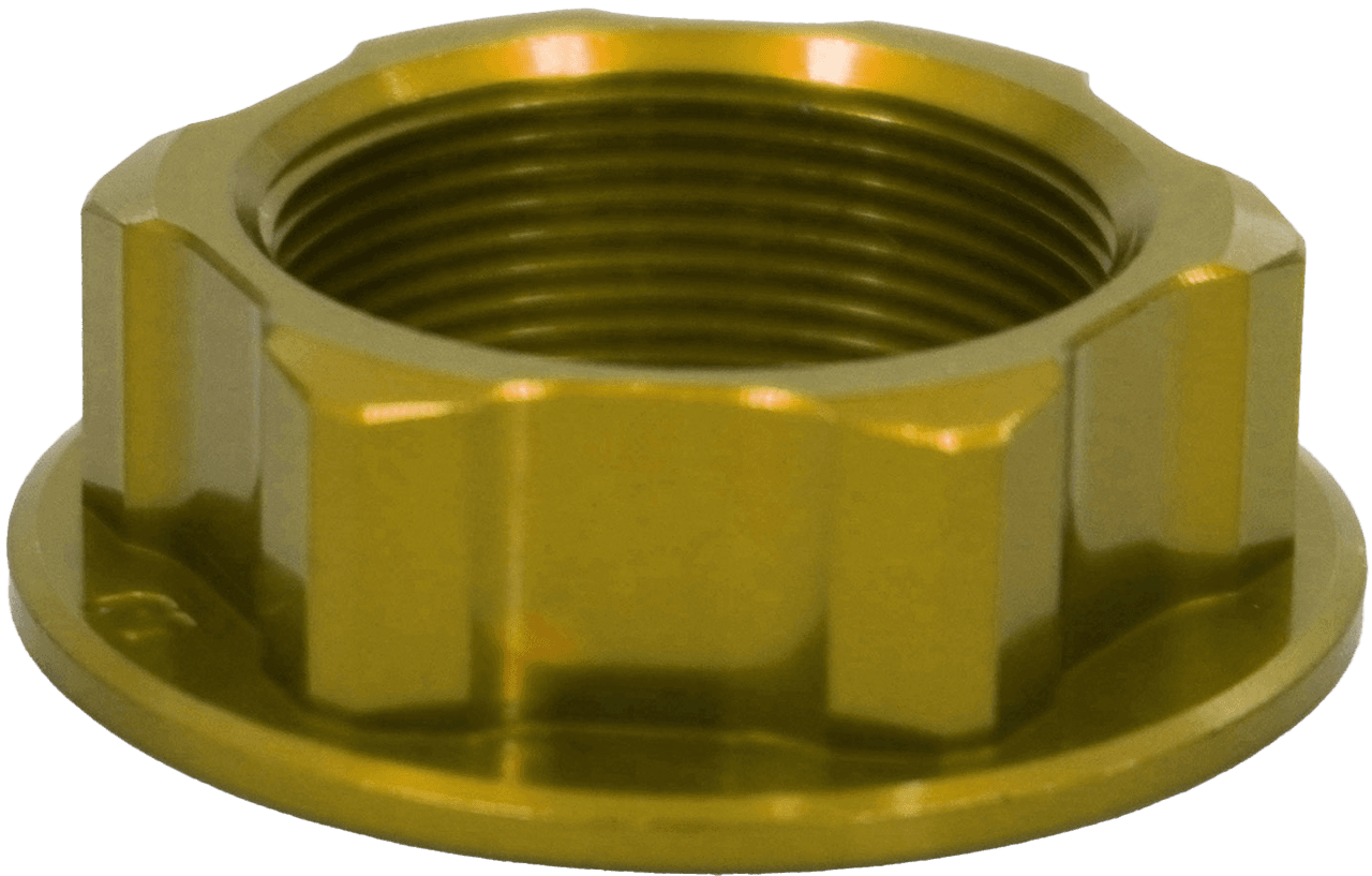 RFX Steering Stem Nut Yellow Honda/Yamaha/Suzuki