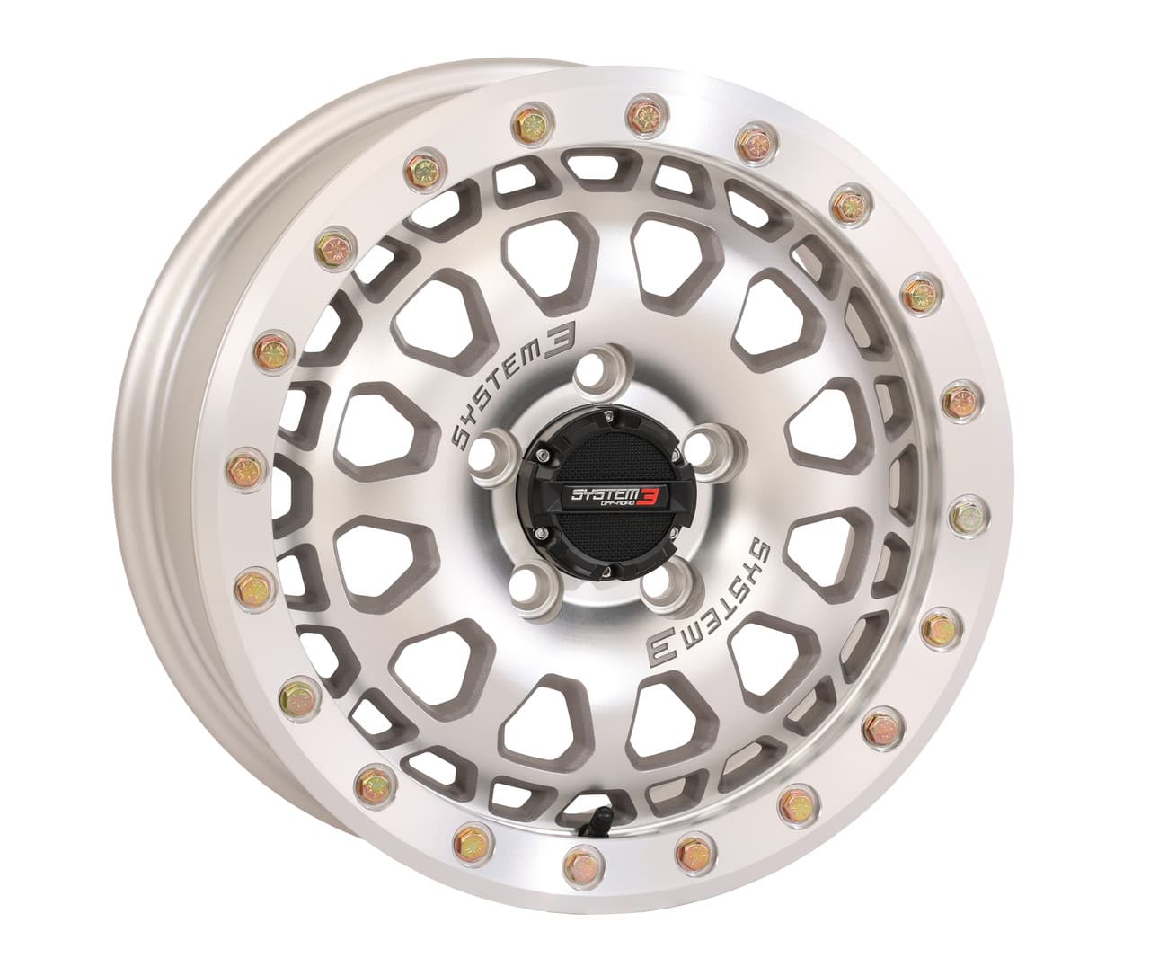 System 3 SB6 Bl Wheel 15X7 6+1 (+50MM) 5/4.5 Matte Machined