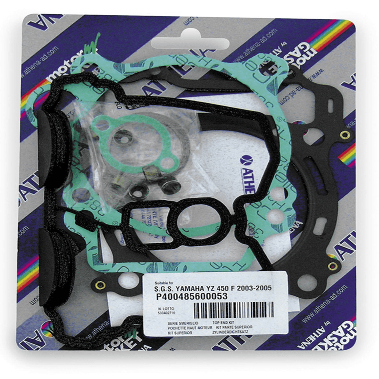ATHENA TOP-END GKT. KIT YAMAHA YT 175 J/K YEAR 82-83