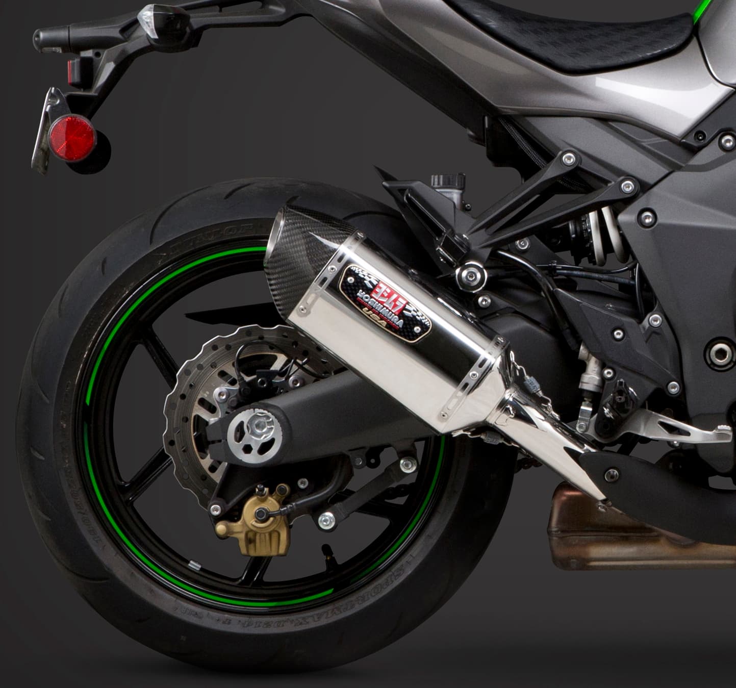 Yoshimura Exhaust Signature R-77 Slip-On Ss-Cf-Cf Dual