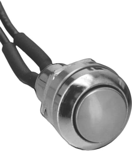 HardDrive Mini Push Button Switch Chrome