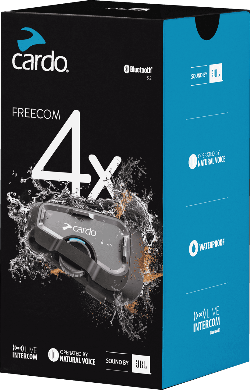 Cardo Freecom 4X Bluetooth Headset Single