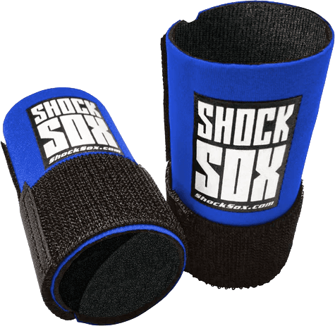 Shock Sox 4"C Blue Conventional Forks