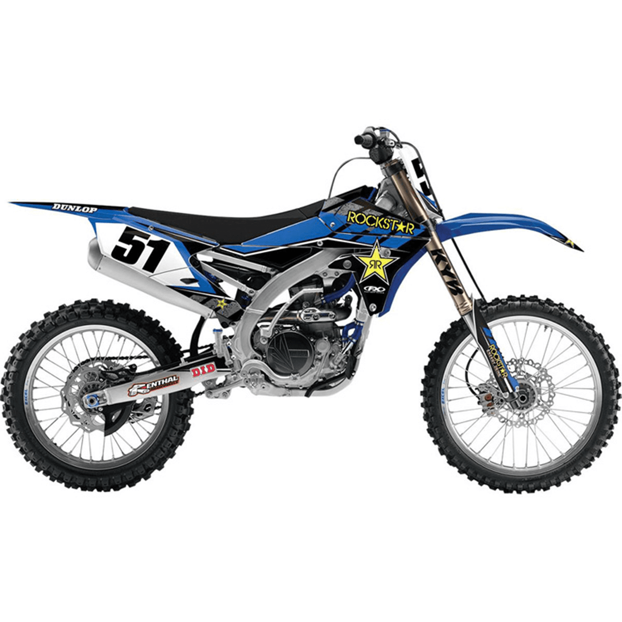 FX 16 ROCKSTAR COMPLETE SHROUD/TRIM/LOWER FORK GRAPHIC KIT