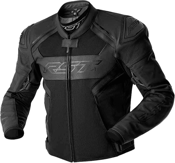 S1 D3O MESH LEATHER JACKET BLACK XS